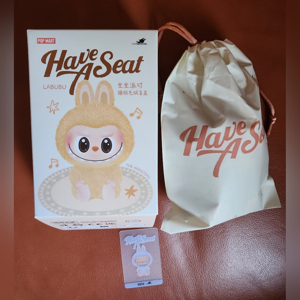 Pop Mart Labubu Have A Seat  ZIZI